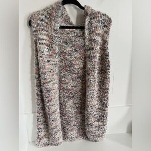 Multicolor Knit Sleeveless Sweater